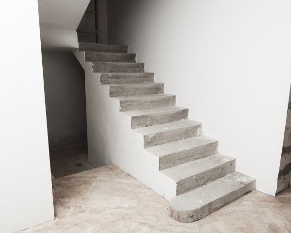Cement Step Installation in Kenner