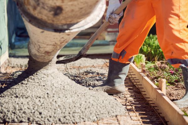 Poured Concrete Installation in Kenner