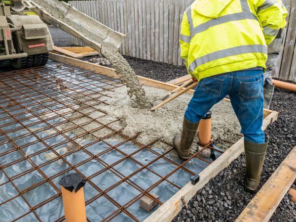 Basement Slab Pouring in Kenner
