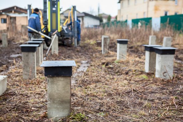 Concrete Piling Installation in Kenner