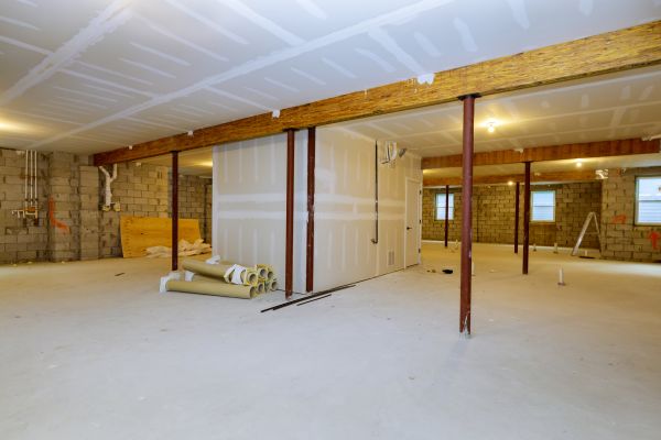Basement Slab Installation in Kenner