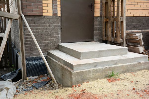 Cement Steps Construction in Kenner