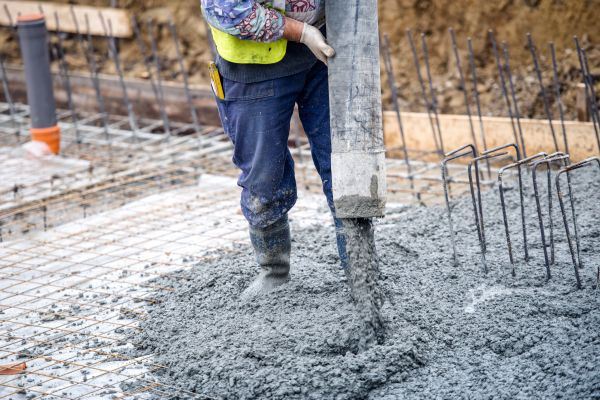 Cabin Foundation Pouring in Kenner